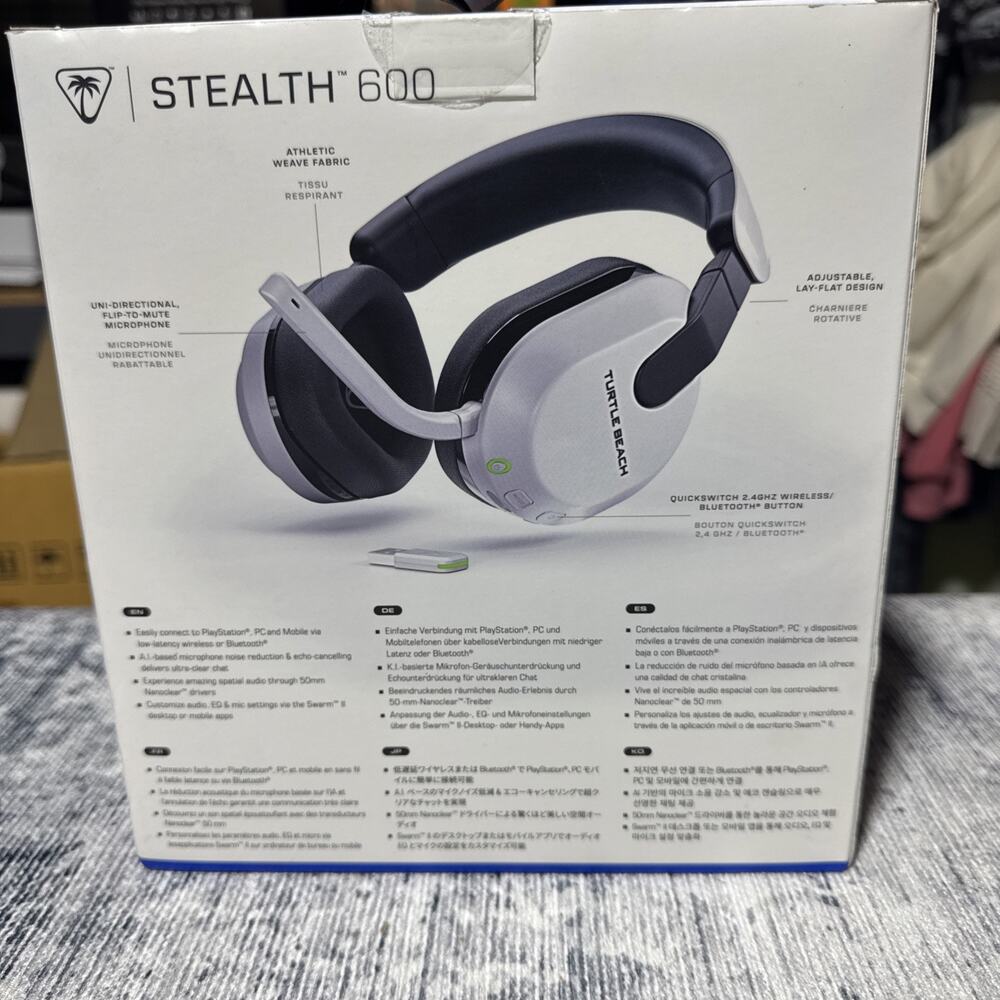Turtle Beach Stealth 600 Gen 3 Wireless Multi-Platform Gaming Headset (WHITE) - Picture 3 of 5